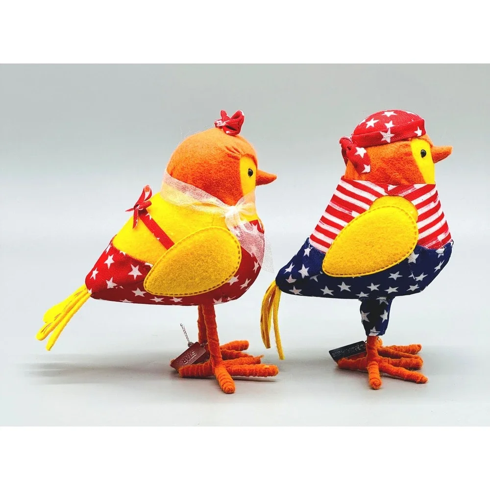 Target Featherly Friends Spritz Star Drummer Bird Red White Blue Patriotic 2022